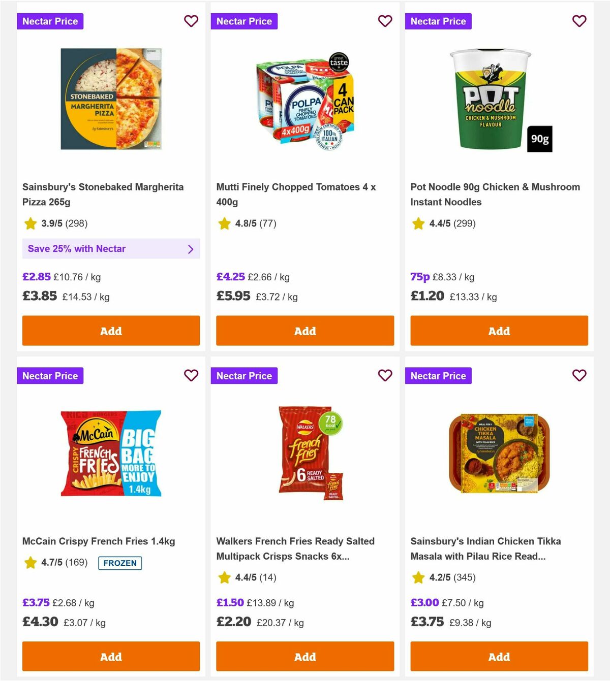 Sainsbury's Offers from 28 August