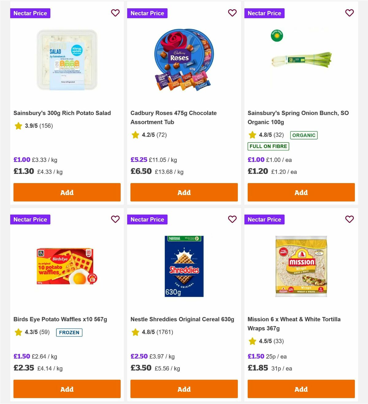 Sainsbury's Offers from 28 August