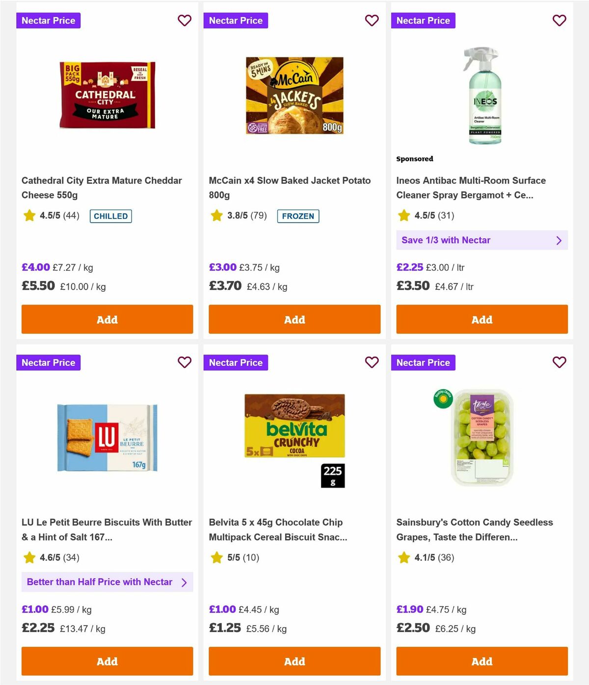 Sainsbury's Offers from 28 August