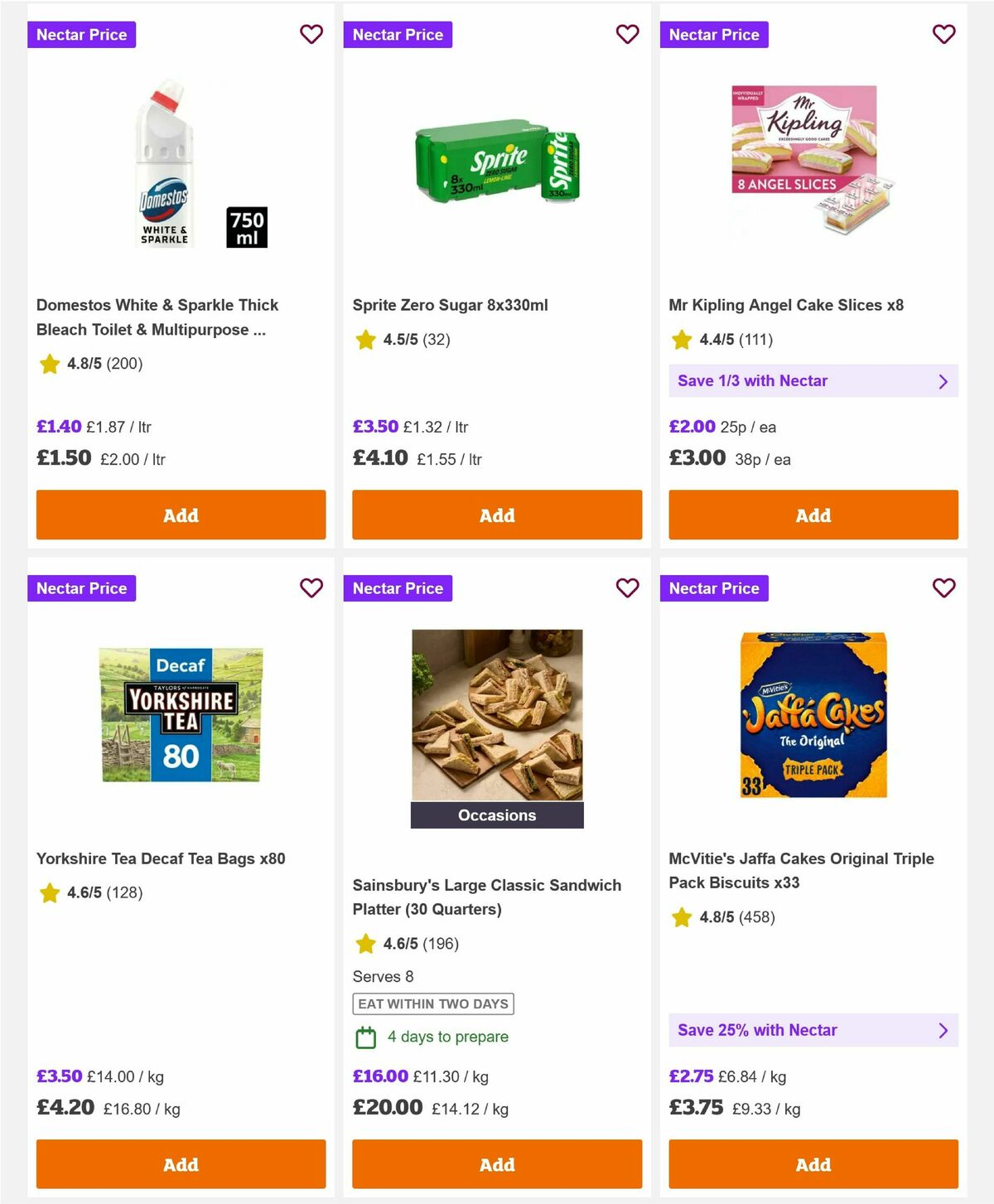 Sainsbury's Offers from 28 August