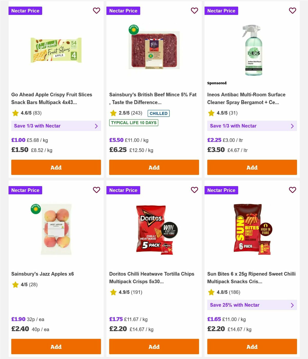 Sainsbury's Offers from 28 August