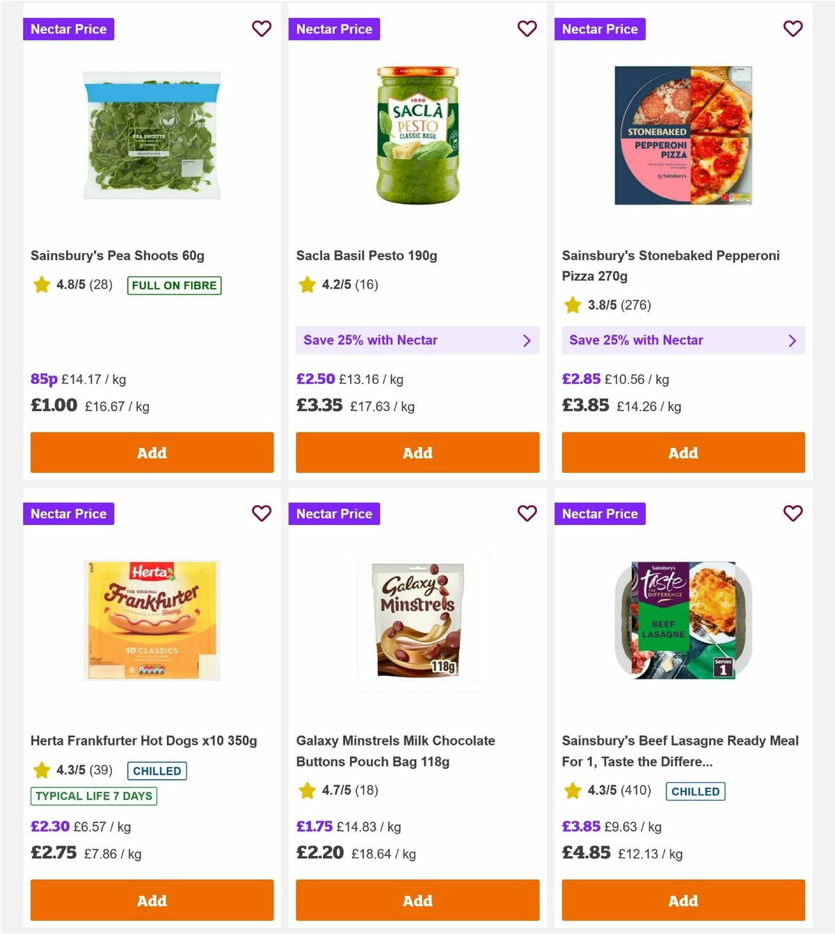 Sainsbury's Offers from 28 August