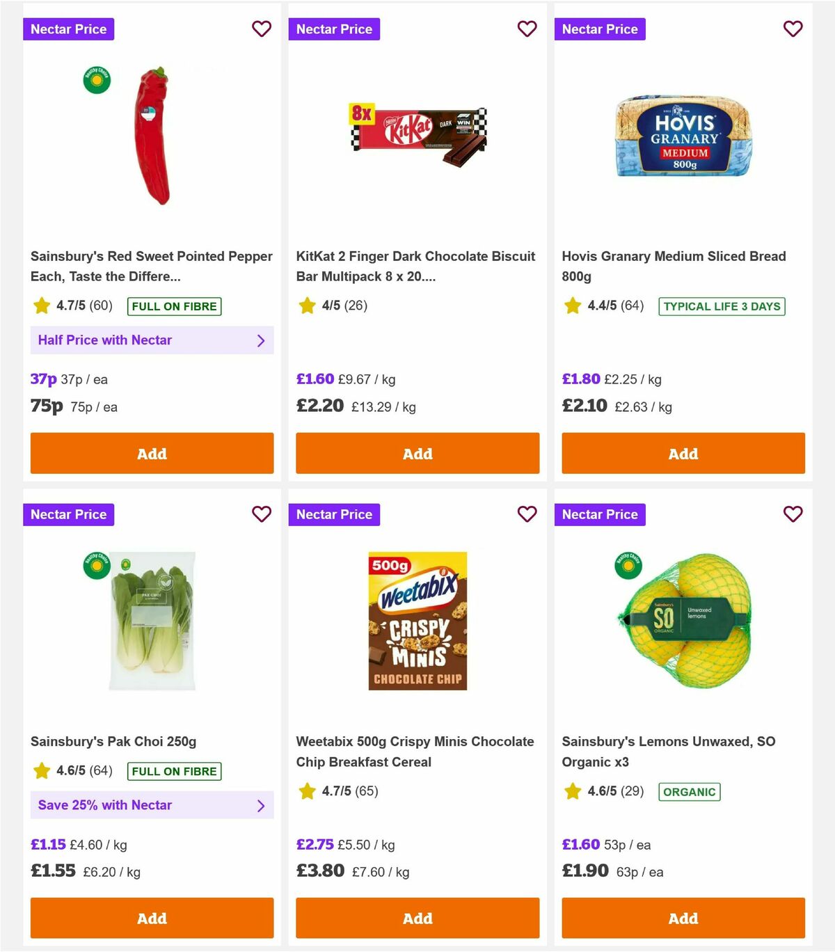 Sainsbury's Offers from 28 August