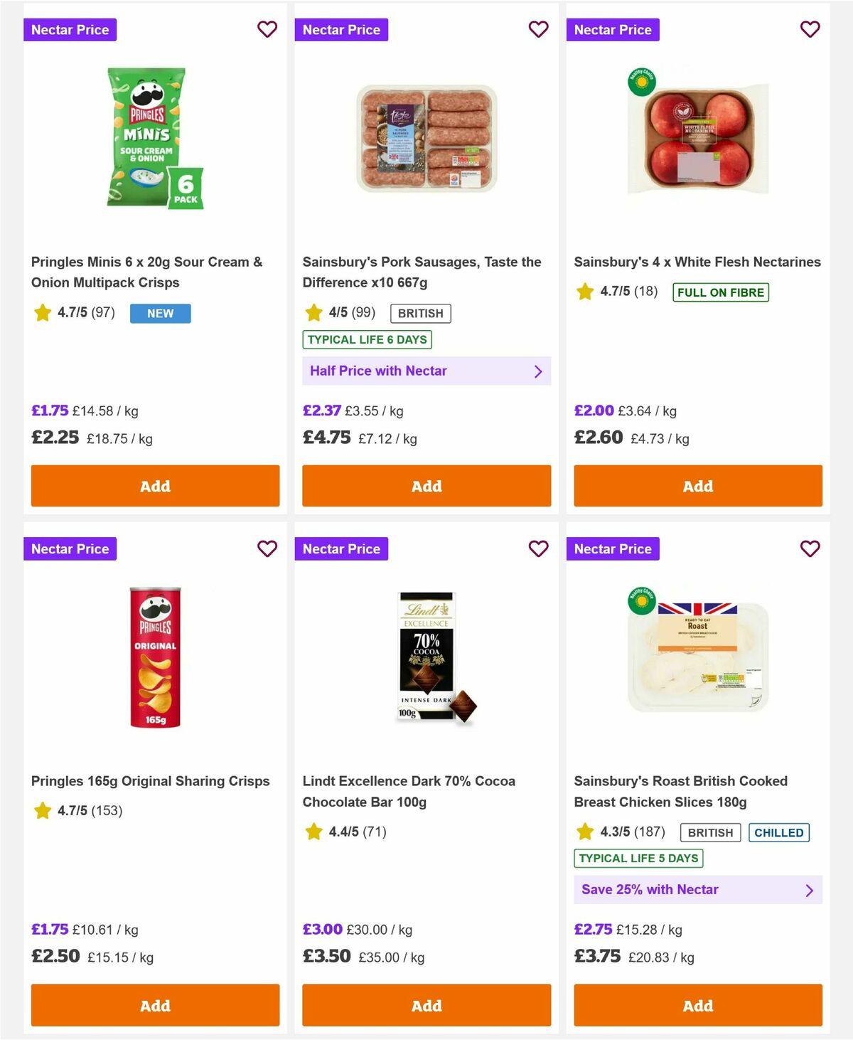 Sainsbury's Offers from 28 August