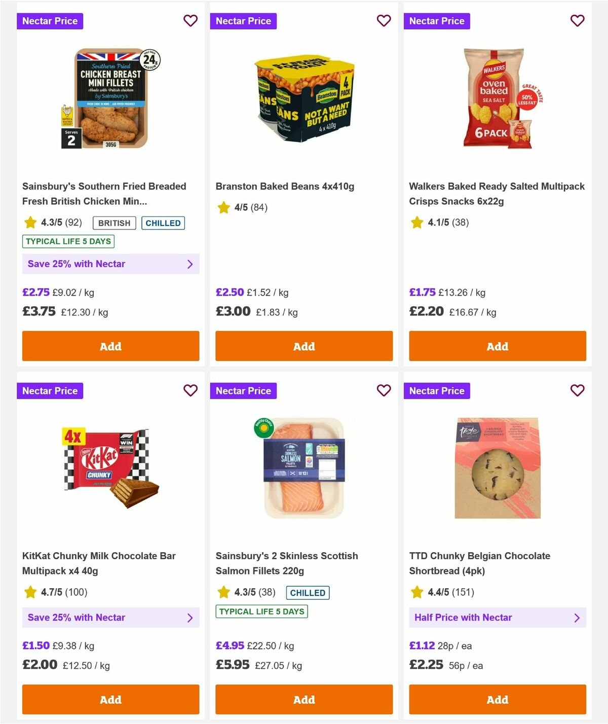 Sainsbury's Offers from 28 August