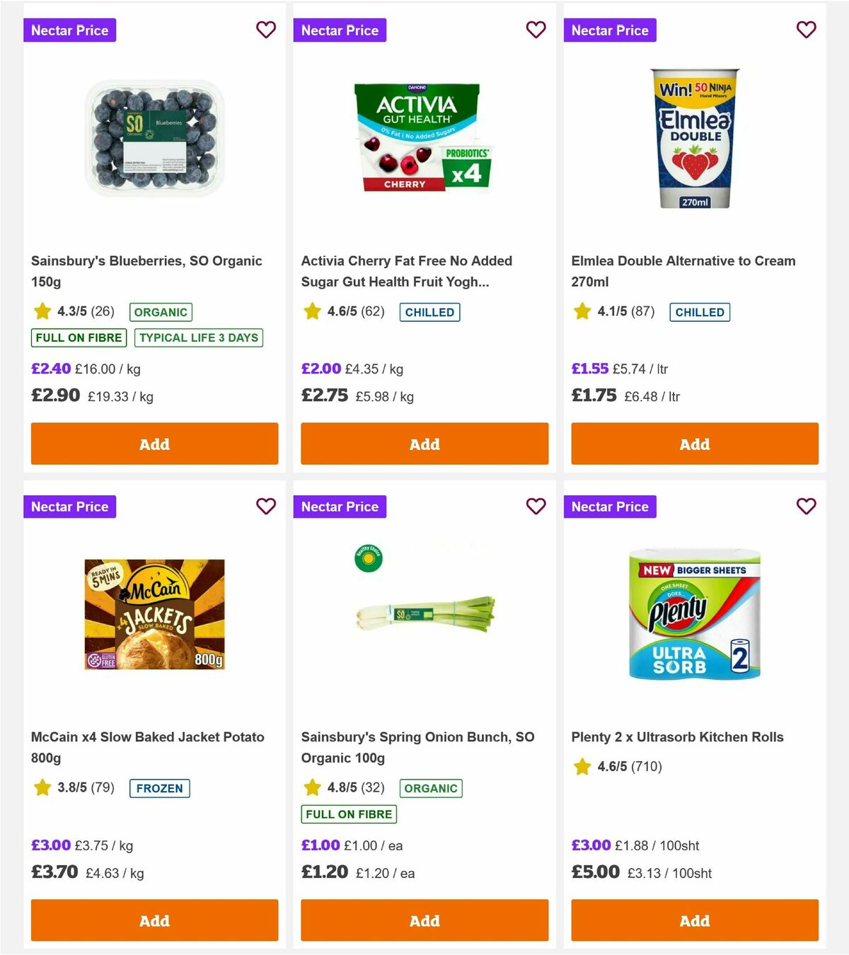 Sainsbury's Offers from 4 September