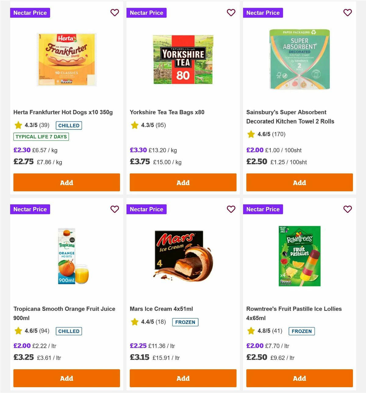 Sainsbury's Offers from 4 September