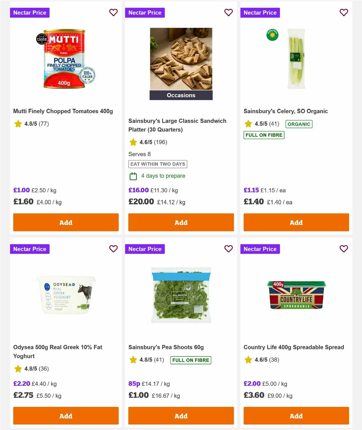 Sainsbury's Offers from 4 September