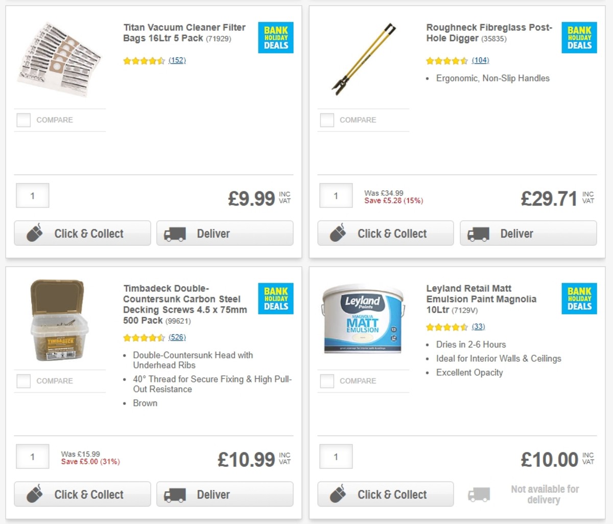 Screwfix Offers from 1 May