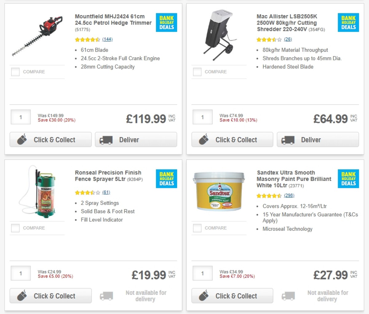 Screwfix Offers from 1 May