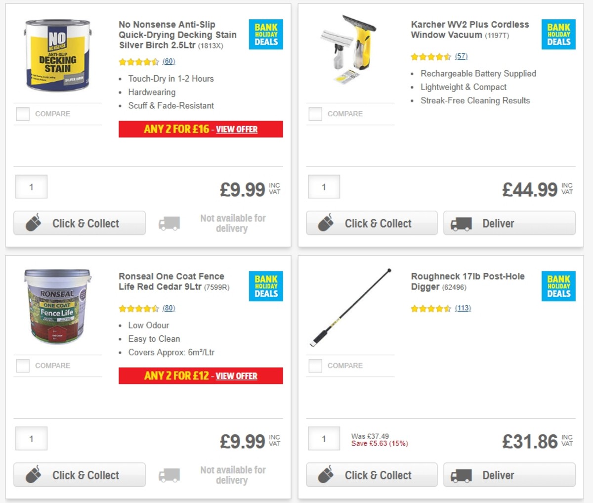 Screwfix Offers from 1 May