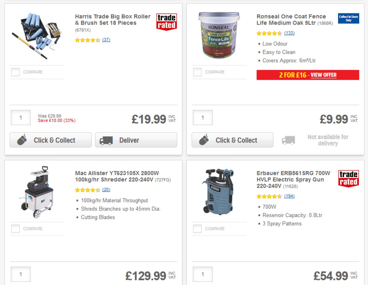 Screwfix Offers from 1 May