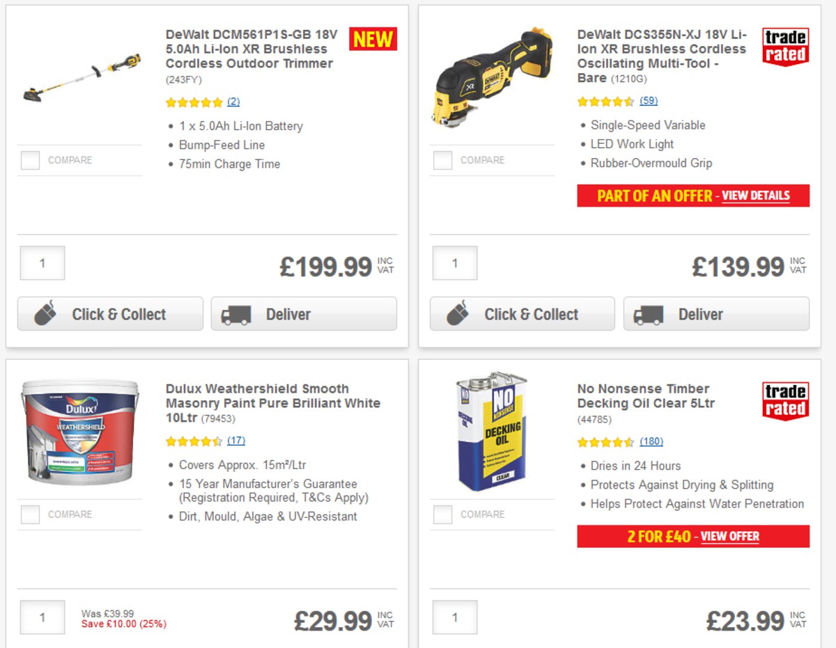 Screwfix Offers from 1 May