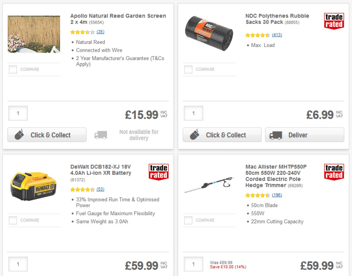 Screwfix Offers from 1 May