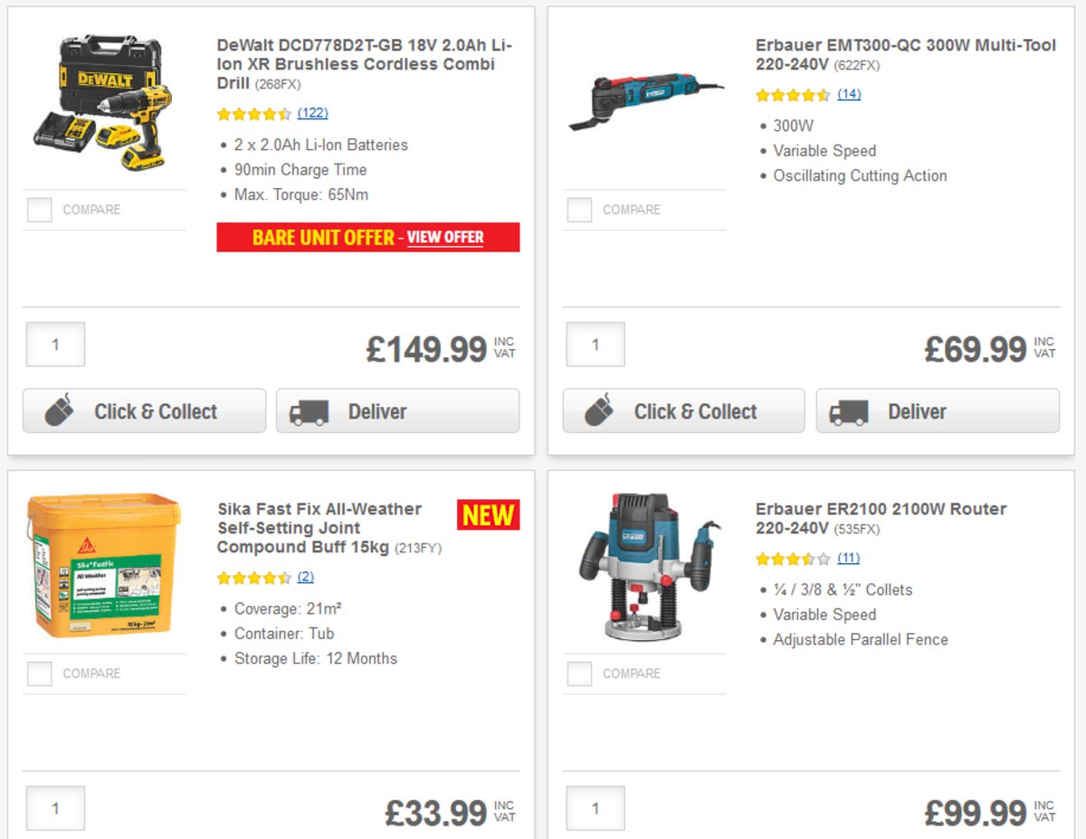 Screwfix Offers from 1 May