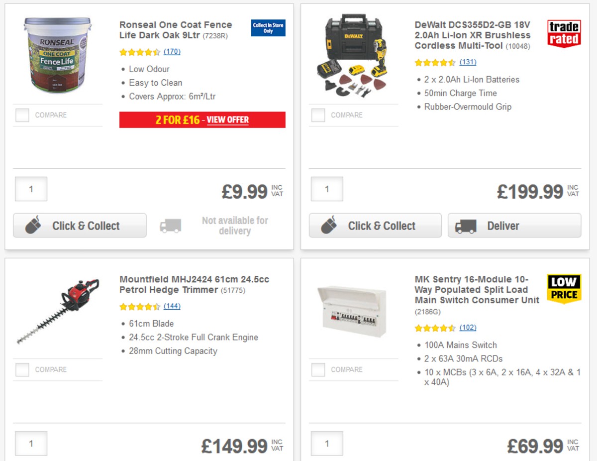 Screwfix Offers from 1 May