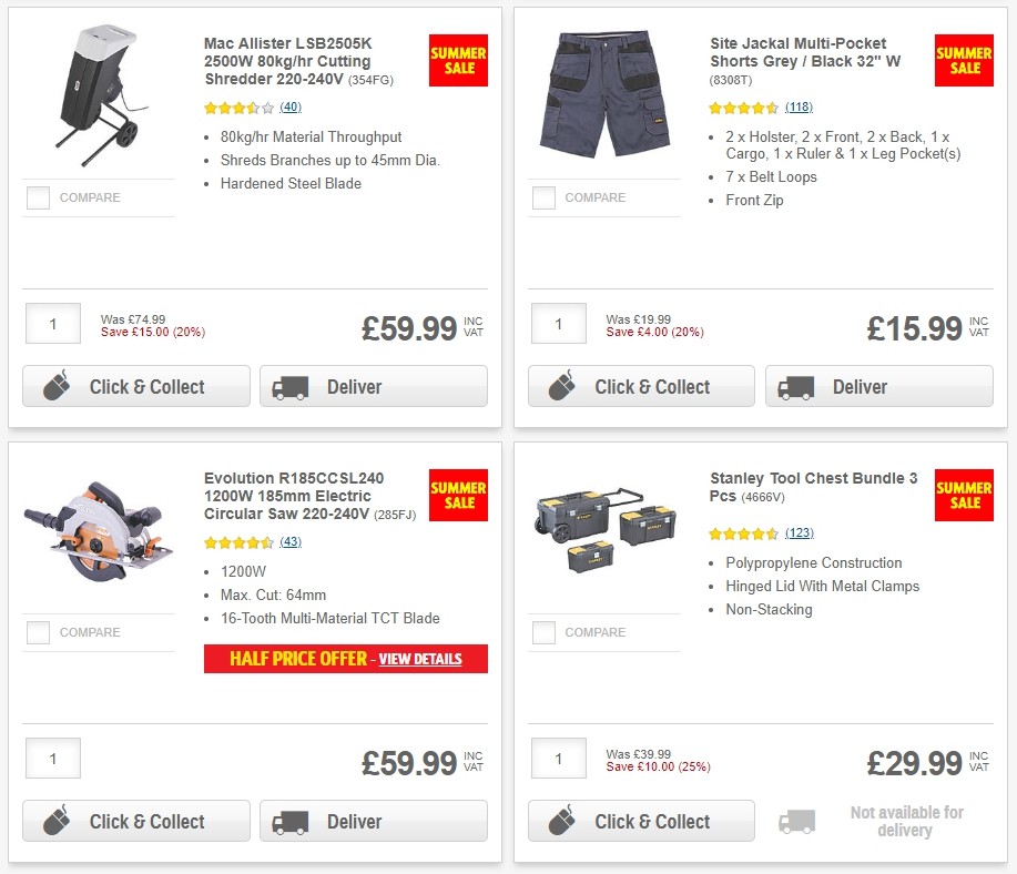 Screwfix Offers from 29 July