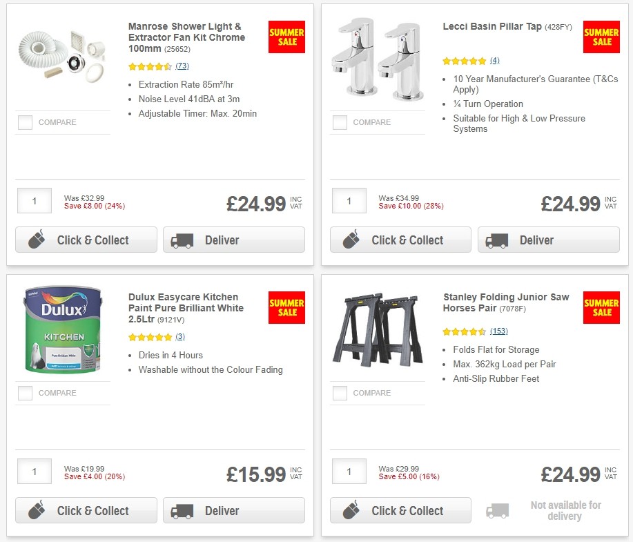 Screwfix Offers from 29 July