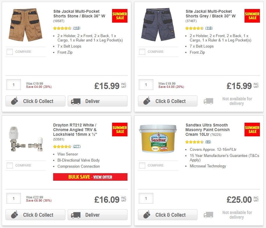 Screwfix Offers from 29 July