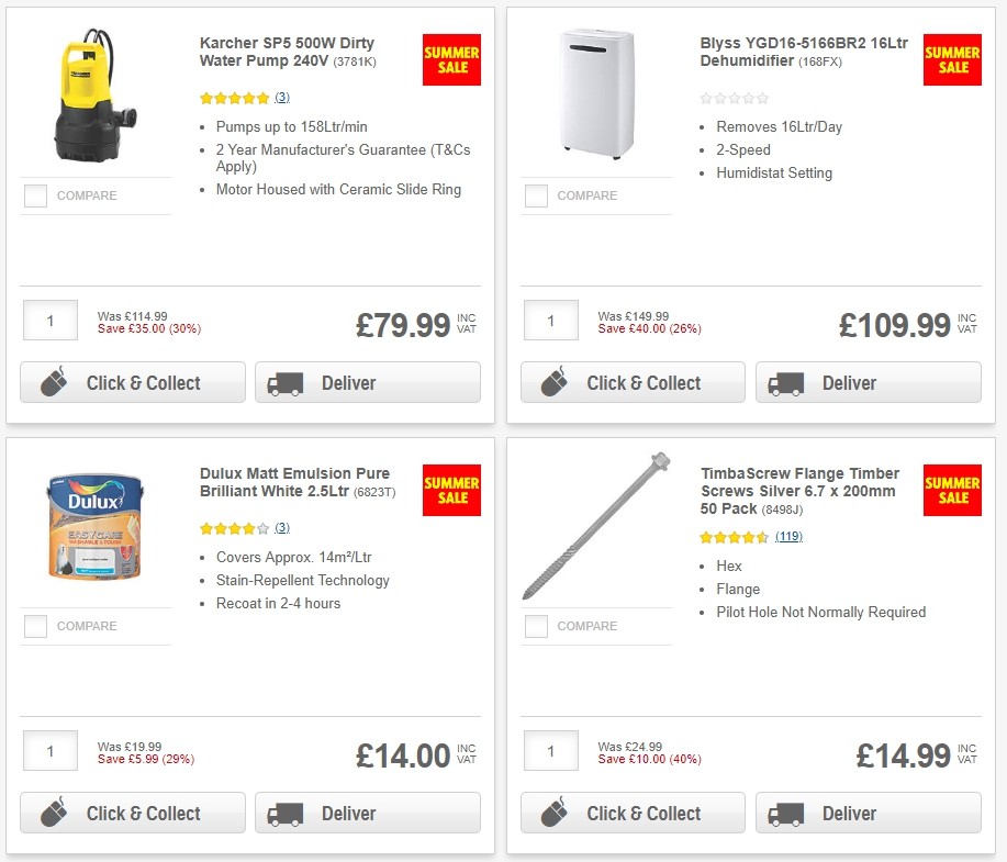 Screwfix Offers from 29 July