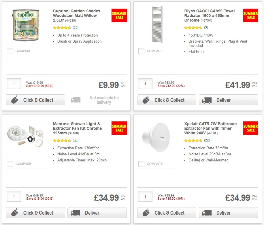 Screwfix Offers from 29 July