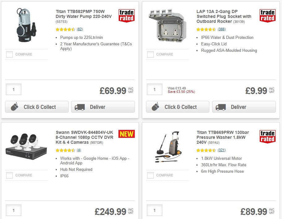 Screwfix Offers from 6 August