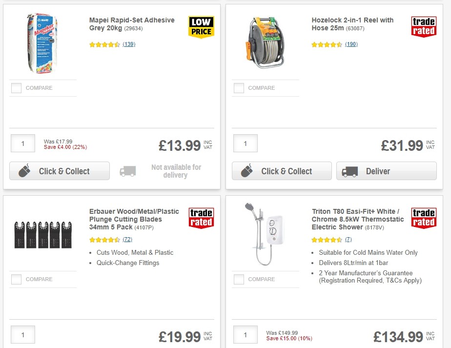 Screwfix Offers from 6 August