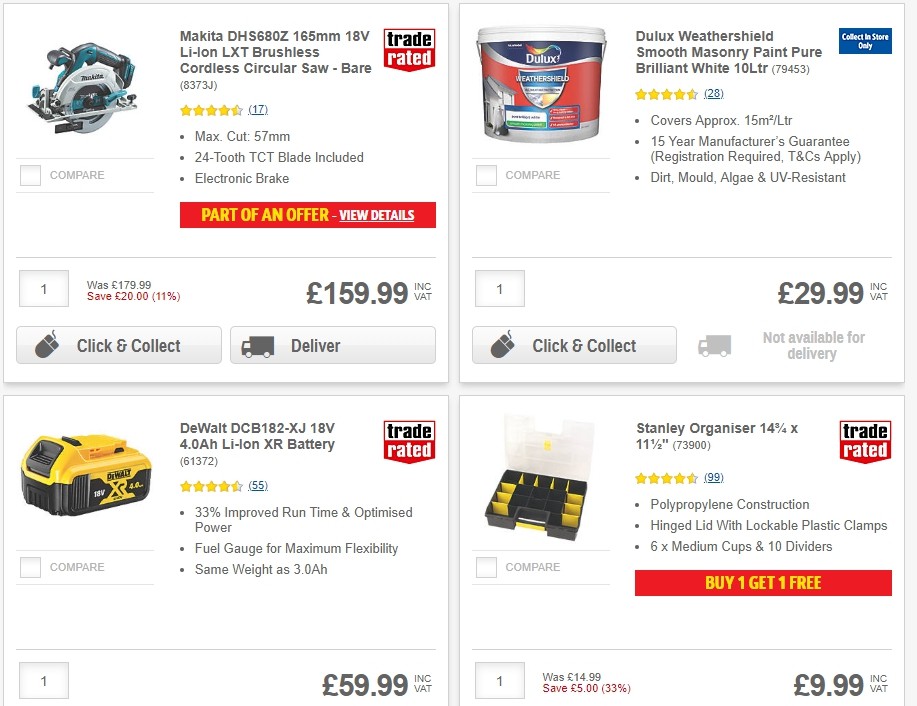 Screwfix Offers from 6 August