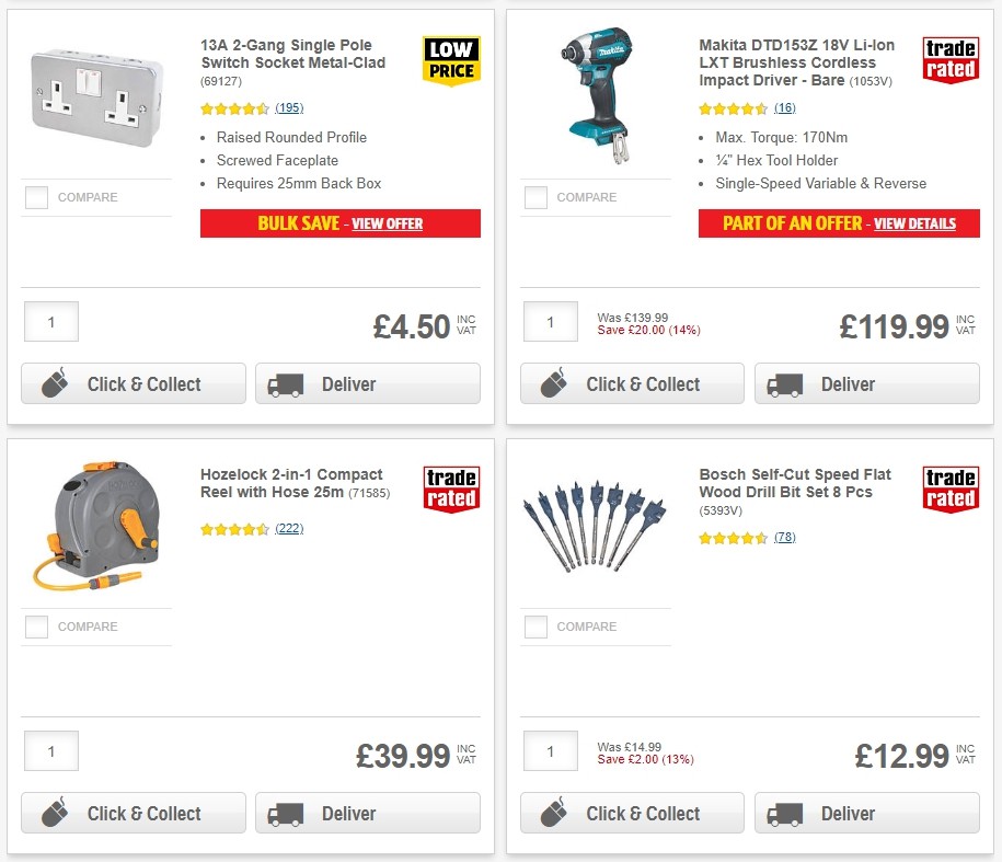 Screwfix Offers from 6 August