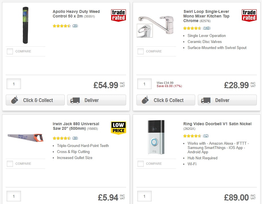 Screwfix Offers from 6 August