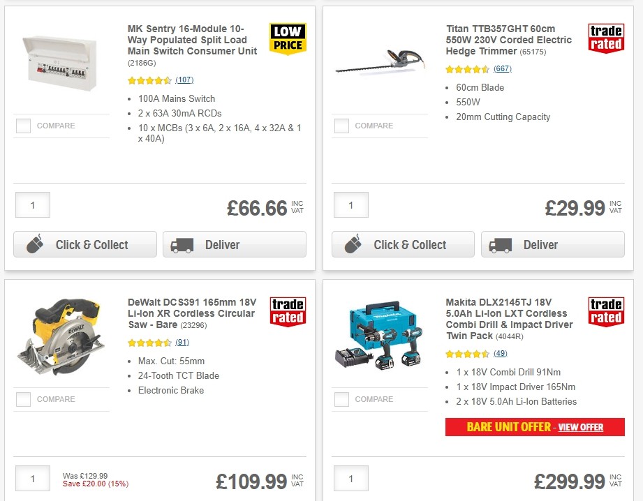 Screwfix Offers from 6 August