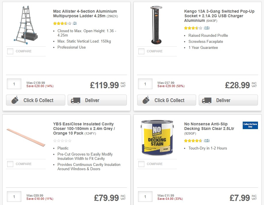 Screwfix Offers from 20 August