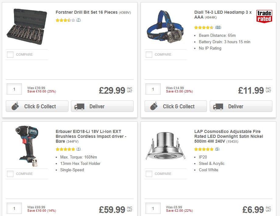 Screwfix Offers from 20 August