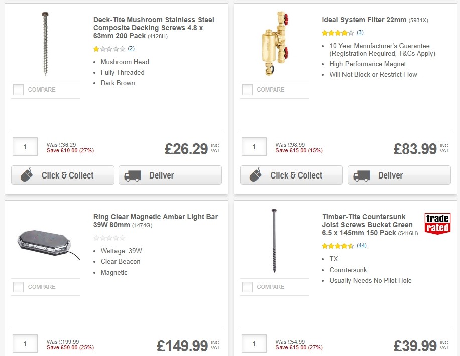 Screwfix Offers from 20 August