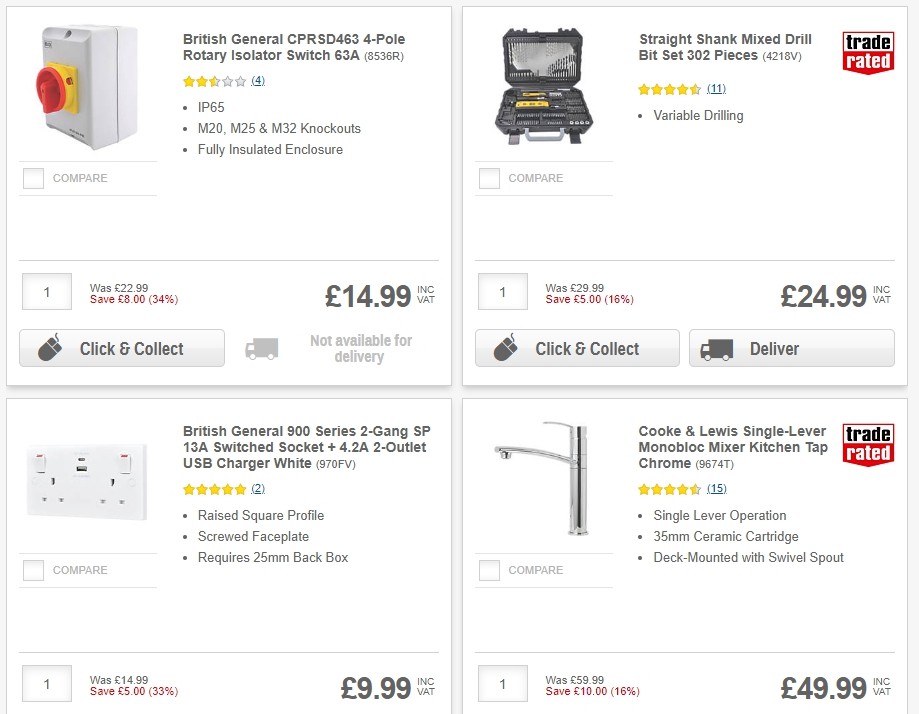 Screwfix Offers from 20 August