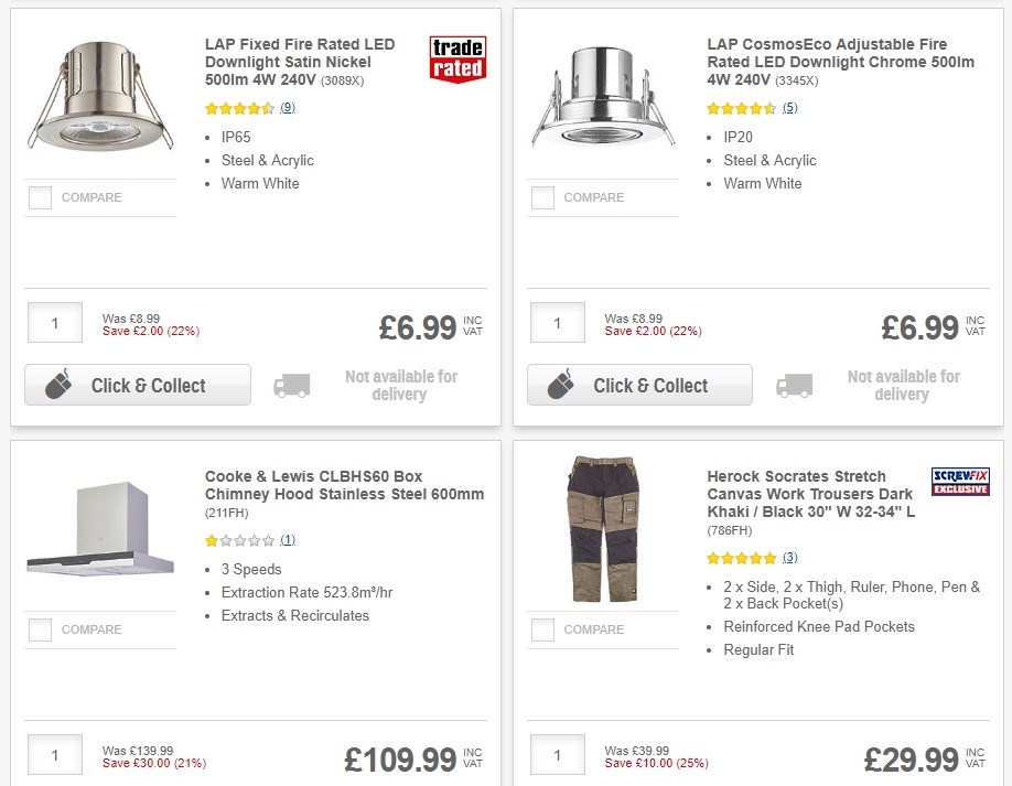 Screwfix Offers from 20 August