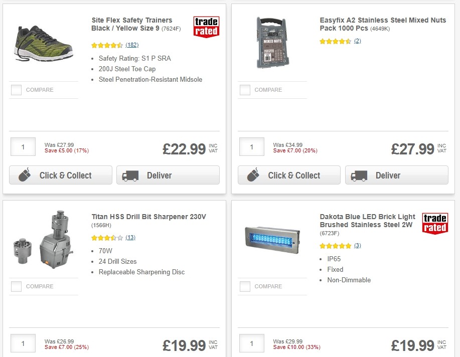 Screwfix Offers from 20 August