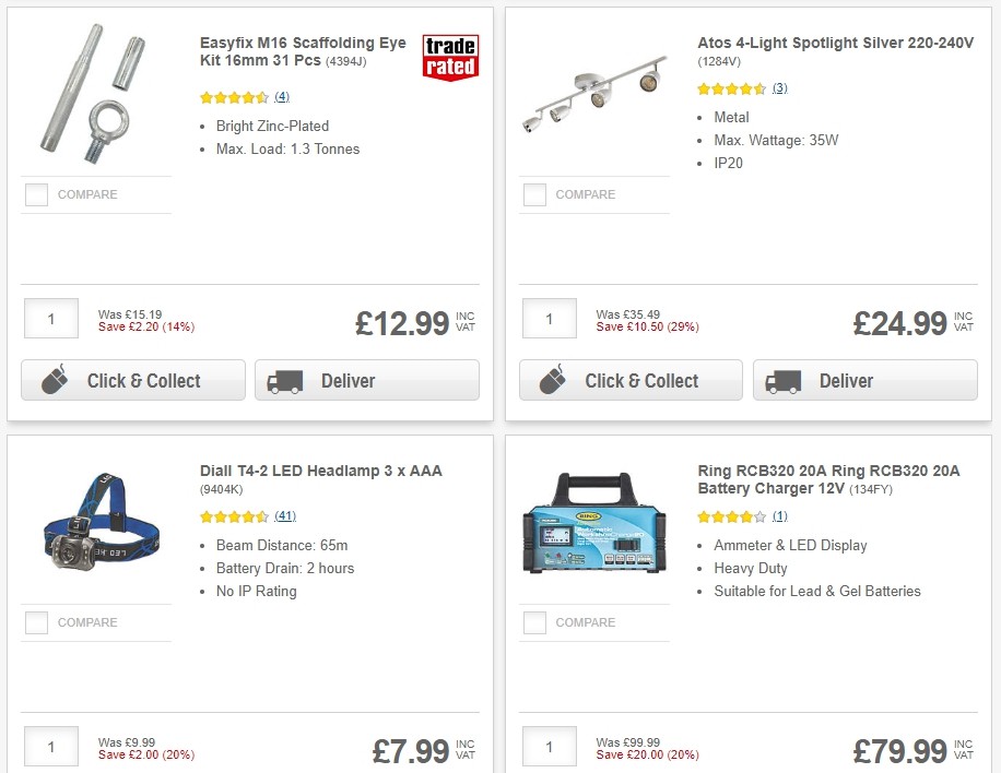 Screwfix Offers from 20 August