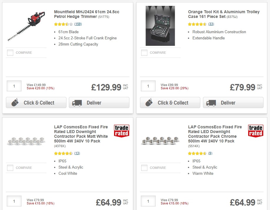 Screwfix Offers from 20 August