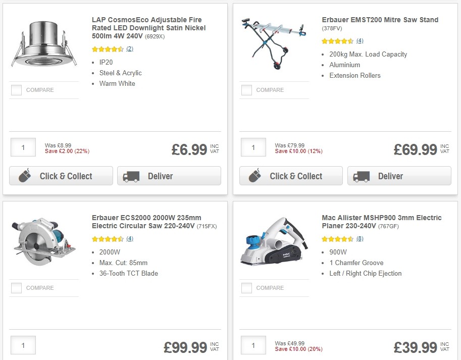 Screwfix Offers from 20 August