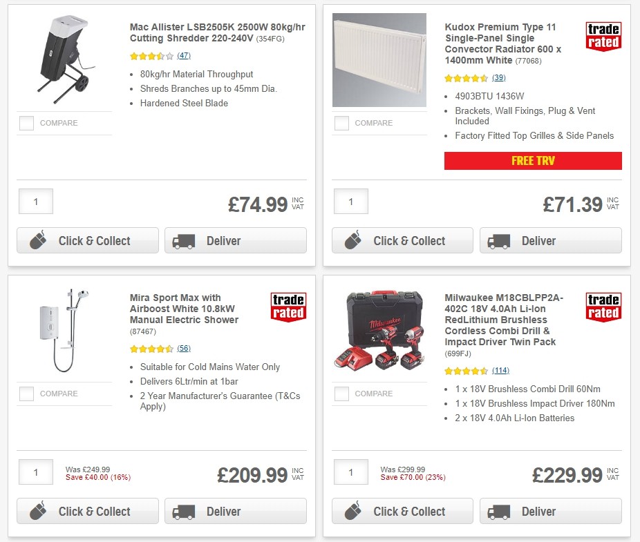 Screwfix Offers from 2 September