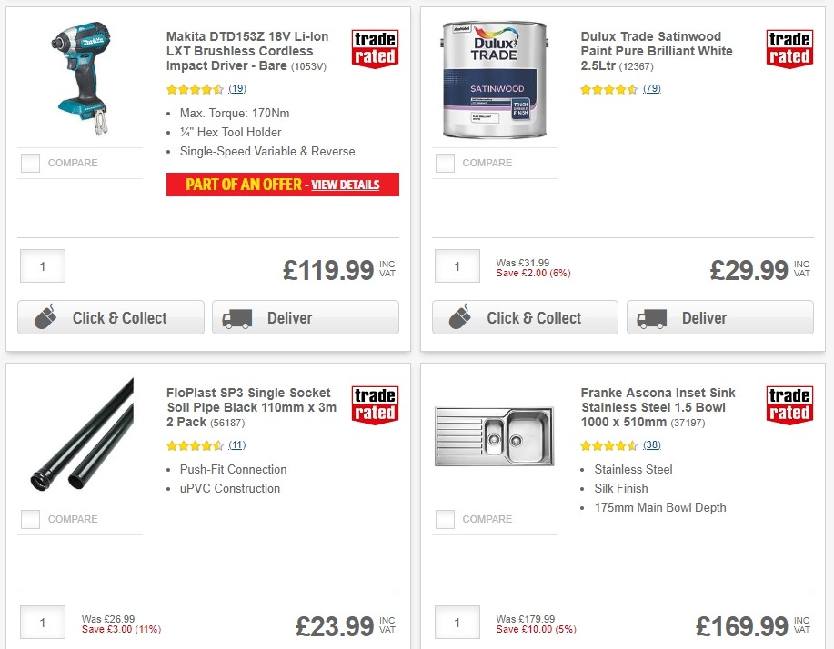 Screwfix Offers from 2 September