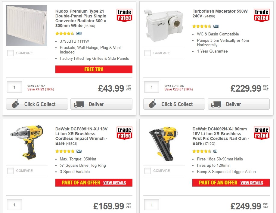 Screwfix Offers from 2 September