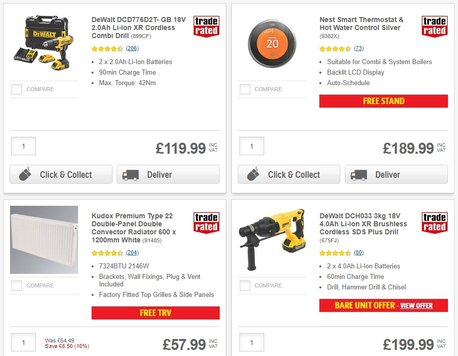 Screwfix Offers from 2 September