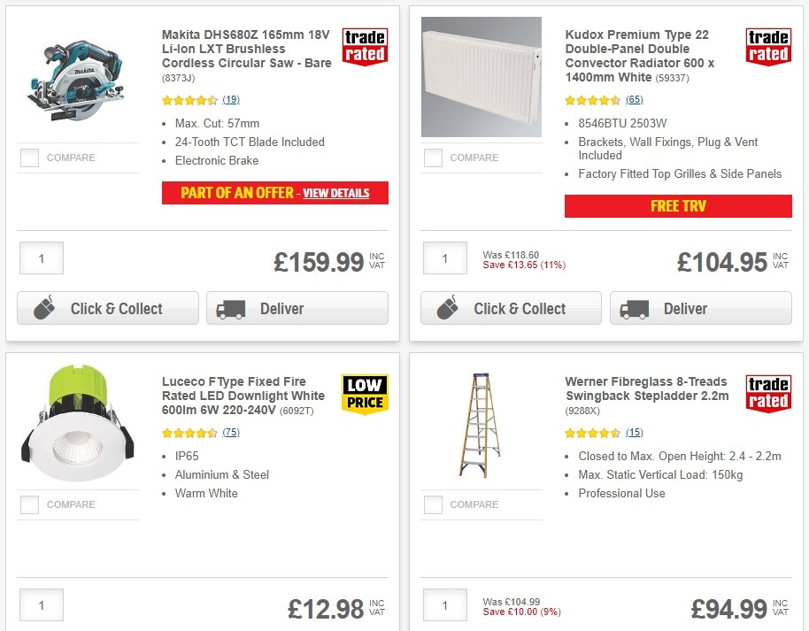 Screwfix Offers from 2 September