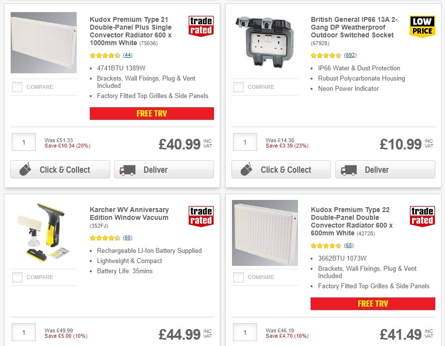 Screwfix Offers from 29 October