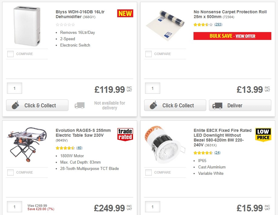 Screwfix Offers from 29 October