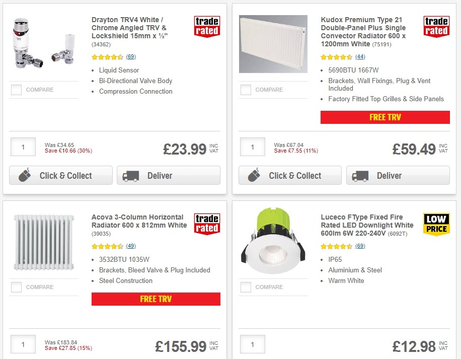 Screwfix Offers from 29 October