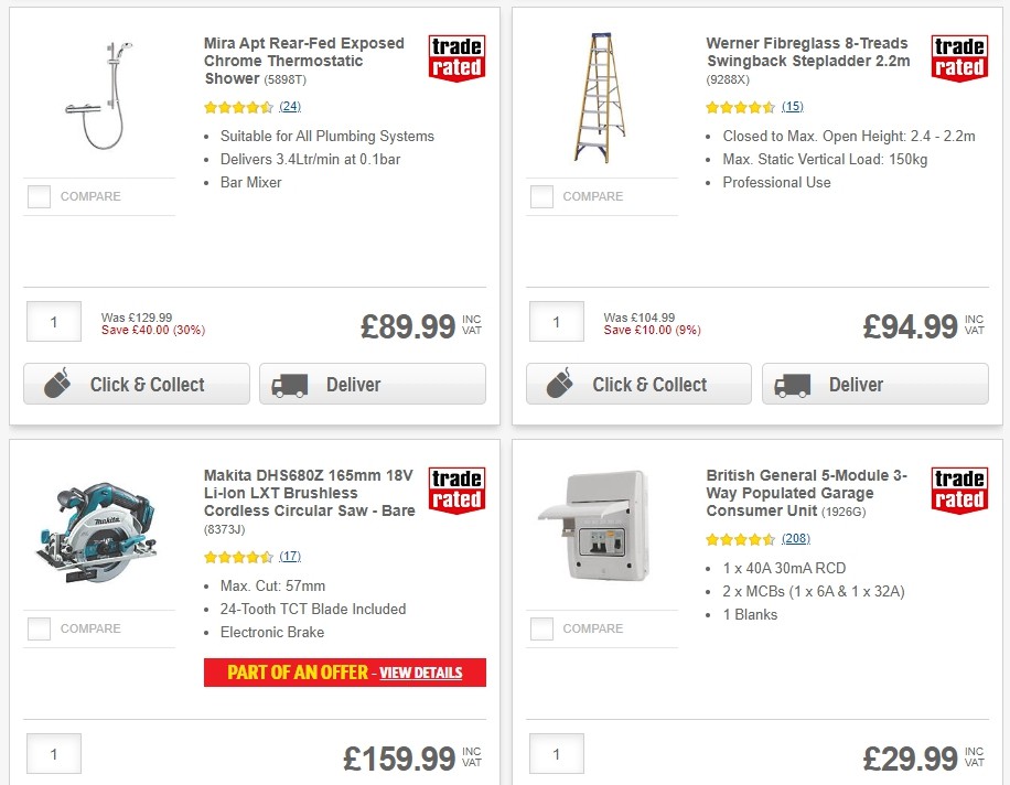 Screwfix Offers from 29 October