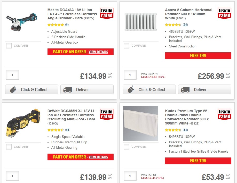 Screwfix Offers from 29 October